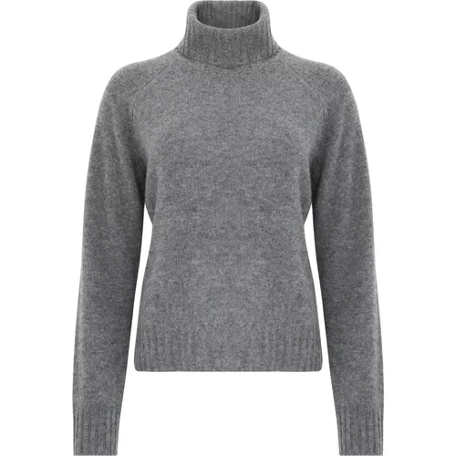 Graue Pullover Kollektion , Damen, Größe: L - Seventy - Modalova