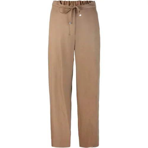 Wool Pants Regular Fit Elastic Waist , female, Sizes: L, 2XS, XS, M, S - Max Mara Studio - Modalova