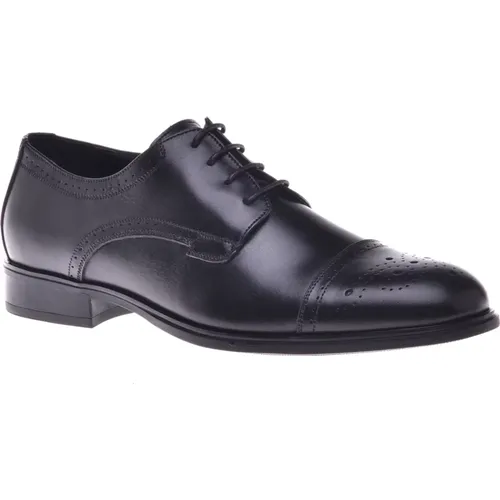 Lace-ups in leather , Herren, Größe: 45 EU - Baldinini - Modalova