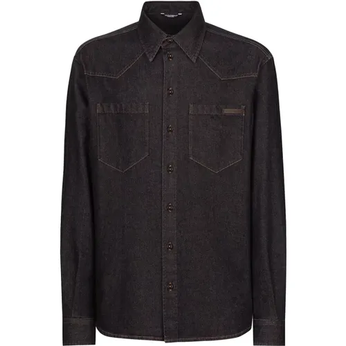 Stylish Shirt for Men , male, Sizes: L - Dolce & Gabbana - Modalova