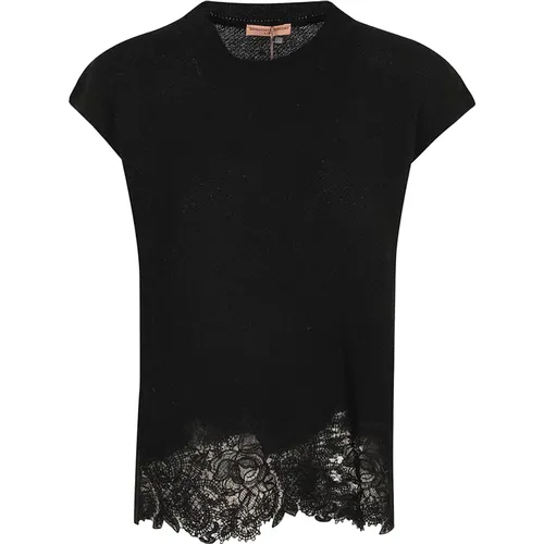 Kurzarm Rundhals T-Shirt - Ermanno Scervino - Modalova