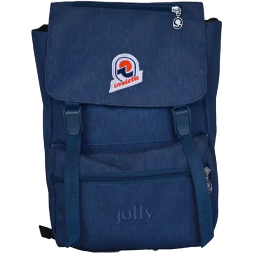 Backpacks, unisex, , Size: ONE SIZE Durable Backpack with Jolly Embroidery - Invicta - Modalova