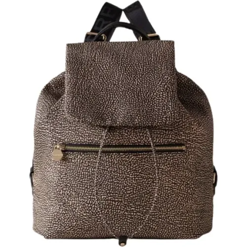 Backpacks, female, , Size: ONE SIZE Zaino Medium - Borbonese - Modalova