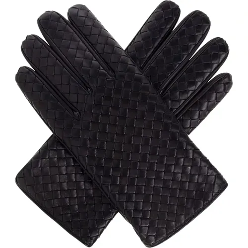 Leather gloves , Herren, Größe: 9 1/2 IN - Bottega Veneta - Modalova