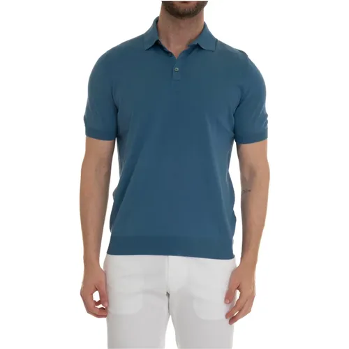 Jersey polo shirt , male, Sizes: 2XL, 3XL, 4XL - Gran Sasso - Modalova