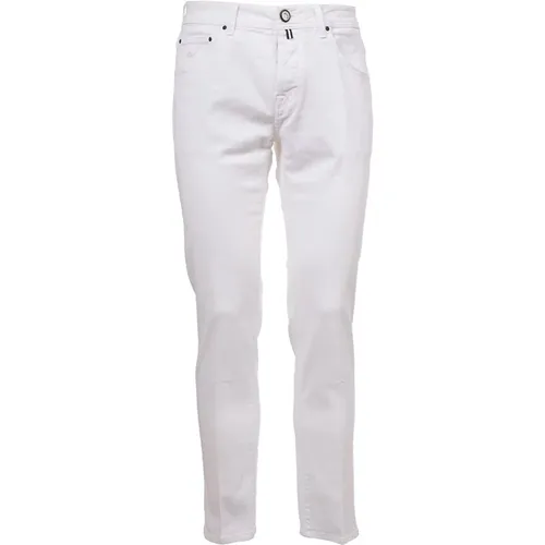 Sophisticated Carrot Fit Trousers , male, Sizes: W36 - Jacob Cohën - Modalova