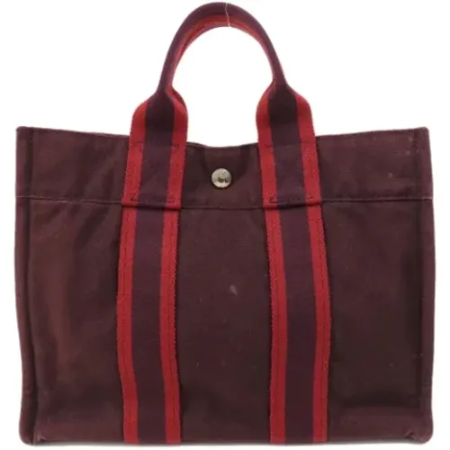 Pre-owned Tote Bags, female, , Size: ONE SIZE Pre-owned Fabric totes - Hermès Vintage - Modalova