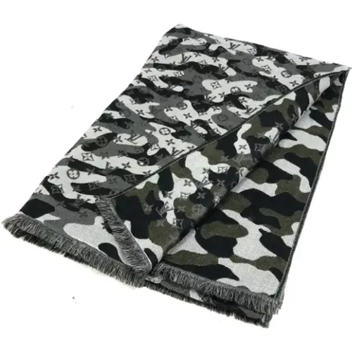 Pre-owned Scarves, male, , Size: ONE SIZE Pre-owned Wool scarves - Louis Vuitton Vintage - Modalova