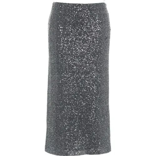 Silver Skirt Aw24 Hand Wash , female, Sizes: S, M, 2XS - Ottod'Ame - Modalova