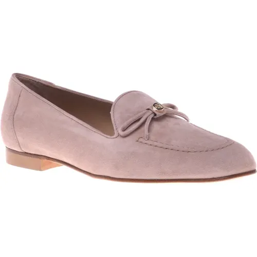 Loafer in nude suede , female, Sizes: 5 UK, 8 UK - Baldinini - Modalova