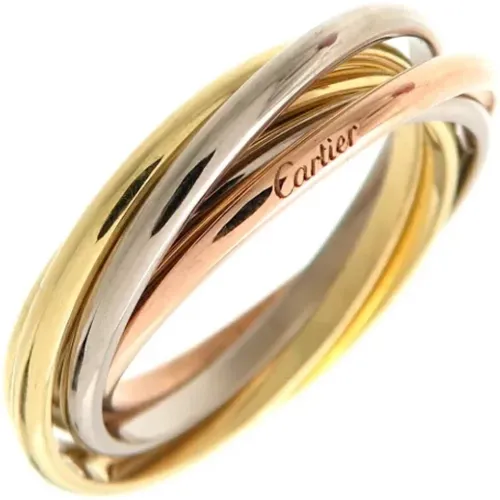 Pre-owned Gold rings , female, Sizes: ONE SIZE - Cartier Vintage - Modalova