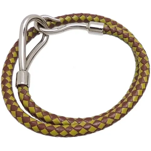 Pre-owned Jewellery, female, , Size: ONE SIZE Pre-owned Leather bracelets - Hermès Vintage - Modalova