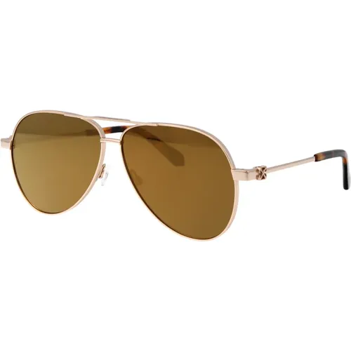 Ruston L Sunglasses , unisex, Sizes: 62 MM - Off White - Modalova