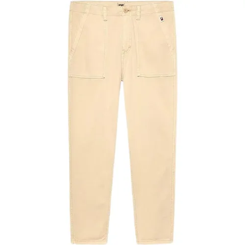 Chinos, male, , Size: M Chino Cotton Trousers - Tommy Hilfiger - Modalova