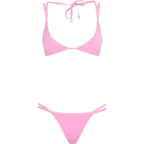 Lila Triangel Bikini Bademode - The Attico - Modalova