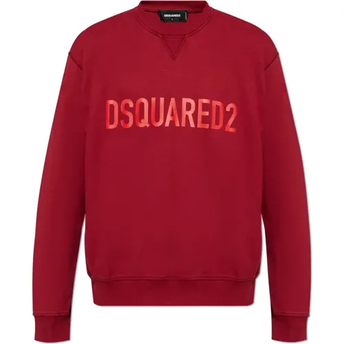 Sweatshirt mit Logo , Herren, Größe: L - Dsquared2 - Modalova