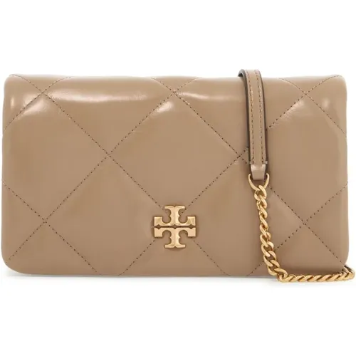 Quilted Mini Crossbody Bag with Double T Detail , female, Sizes: ONE SIZE - TORY BURCH - Modalova