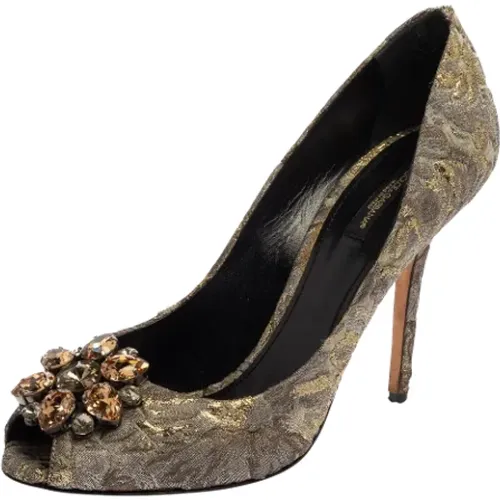 Pre-owned Pumps, female, , Size: 10 US Pre-owned Fabric heels - Dolce & Gabbana Pre-owned - Modalova