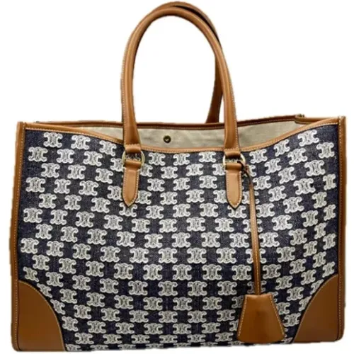 Pre-owned Tote Bags, unisex, , Size: ONE SIZE Pre-owned Canvas totes - Celine Vintage - Modalova