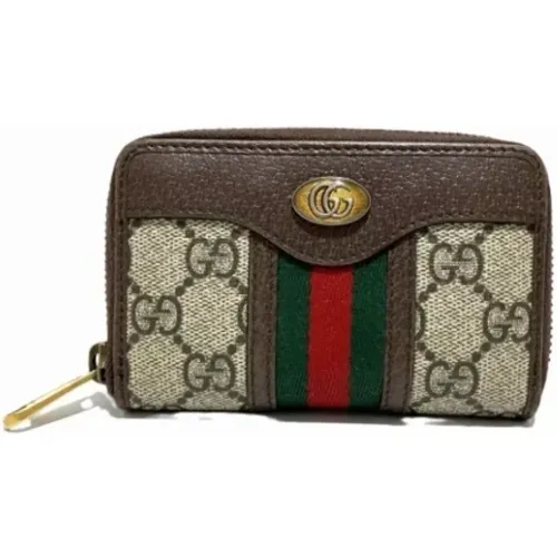 Pre-owned Wallets, female, , Size: ONE SIZE Pre-owned Fabric wallets - Gucci Vintage - Modalova