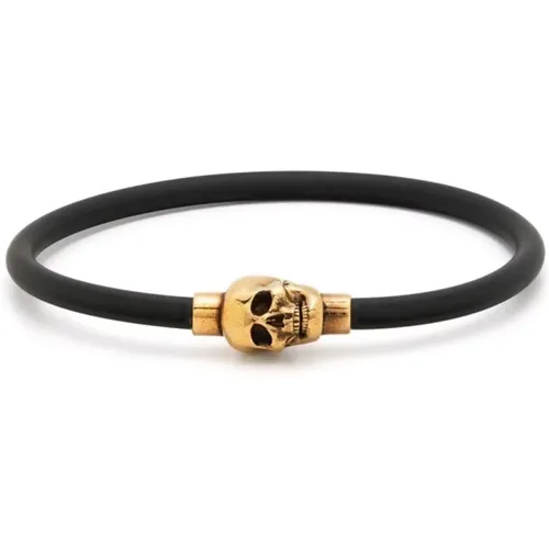 Bracelets, male, , Size: S Skull Bracelet - alexander mcqueen - Modalova