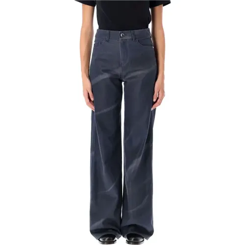 Washed Denim Pants Chic Style , female, Sizes: W27, W26 - Emporio Armani - Modalova