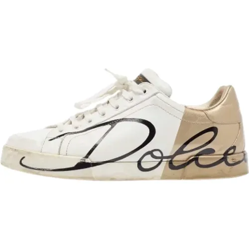 Pre-owned Sneakers, male, , Size: 9 US Pre-owned Fabric sneakers - Dolce & Gabbana Pre-owned - Modalova