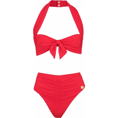 Bikinis, female, , Size: L Plain two-piece swimsuit - Balmain - Modalova