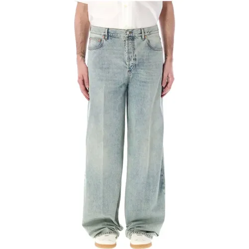 Stilvolle Oversized Denim Jeans , Herren, Größe: W32 - Valentino Garavani - Modalova