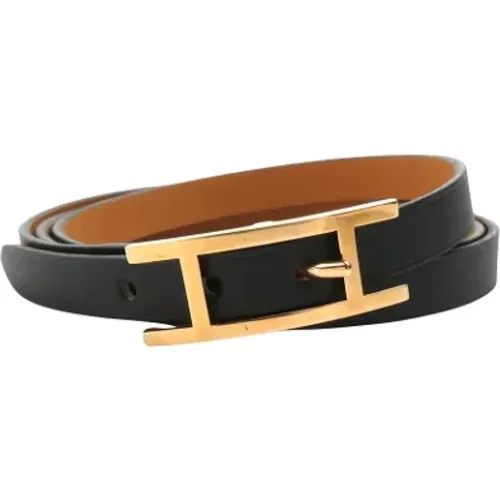 Pre-owned Jewellery, female, , Size: ONE SIZE Pre-owned Leather bracelets - Hermès Vintage - Modalova