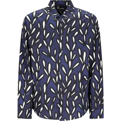 Casual Shirts, male, , Size: M Simon Shirt in Classic Style - Jacquemus - Modalova