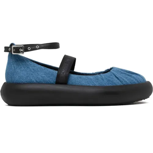 Light Denim Ballerina Flats , female, Sizes: 8 UK, 6 UK, 7 UK, 4 UK, 5 UK, 3 UK - Vic Matié - Modalova