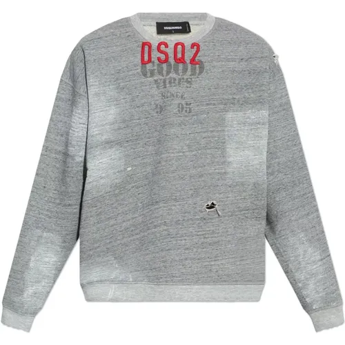 Kapuzenpullover , Herren, Größe: S - Dsquared2 - Modalova