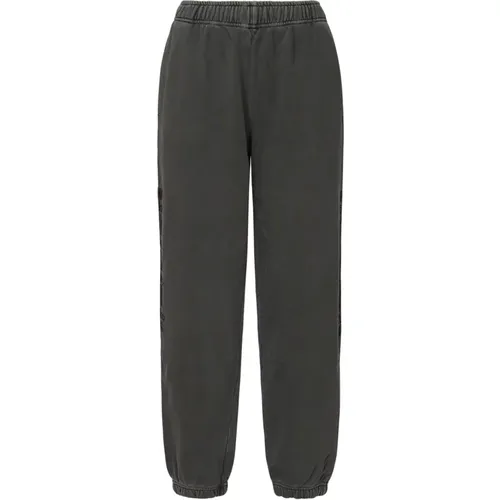Sweatpants, female, , Size: L Grey Sweatpants Plumcake Style - pinko - Modalova
