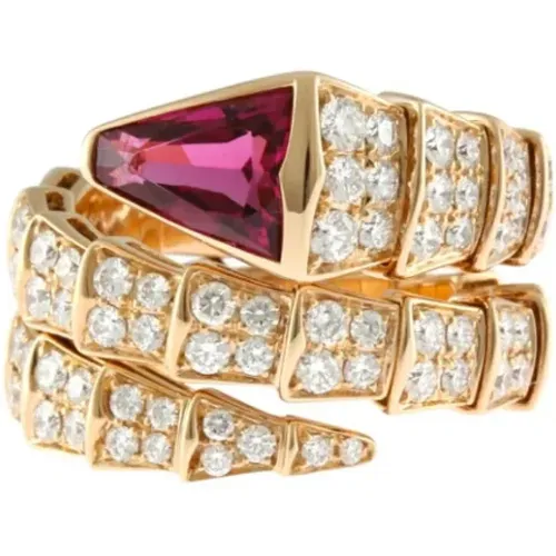 Pre-owned Jewellery, female, , Size: ONE SIZE Pre-owned Rose Gold rings - Bvlgari Vintage - Modalova