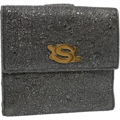 Pre-owned Wallets, female, , Size: ONE SIZE Pre-owned Leather wallets - Yves Saint Laurent Vintage - Modalova