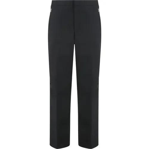 Straight Trousers, male, , Size: M Laminar Trousers in Wool Touch - Herno - Modalova