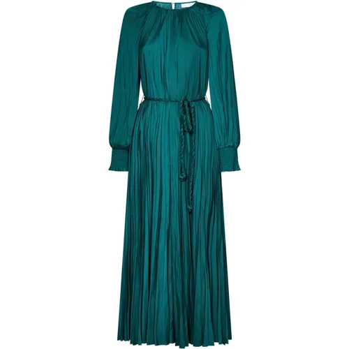 Smocked Midi Dress with Cut-out Detail , female, Sizes: M, S - Ulla Johnson - Modalova