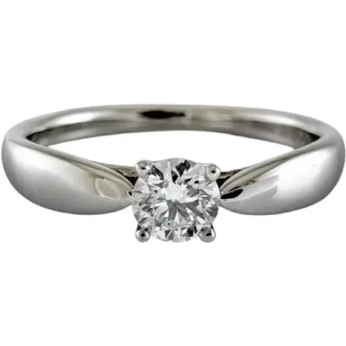 Pre-owned Jewellery, female, , Size: ONE SIZE Pre-owned Platinum rings - Tiffany & Co. Pre-owned - Modalova