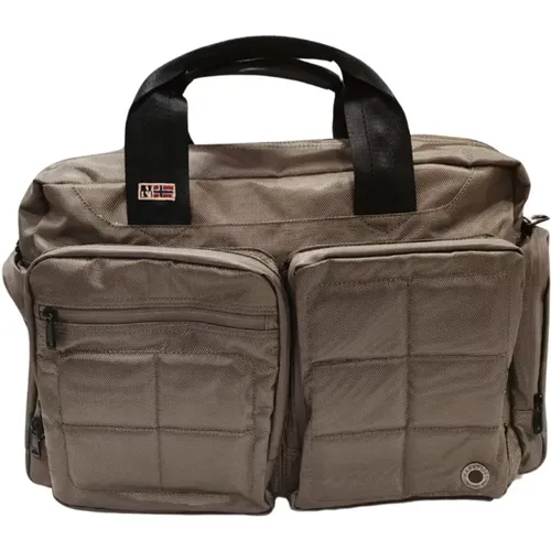 Laptop Bags & Cases, female, , Size: ONE SIZE Work Laptop Bag Unisex - Napapijri - Modalova