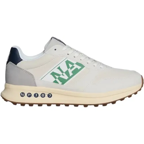 Weiße Sneakers für einen stylischen Look , Herren, Größe: 45 EU - Napapijri - Modalova