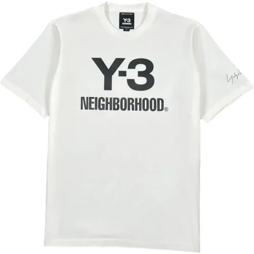 T-Shirts, male, , Size: M Nbhd Logo Tee - Y-3 - Modalova