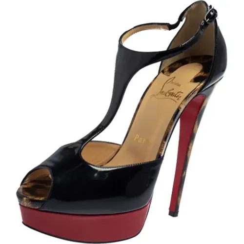 Pre-owned Pumps, female, , Size: 7 1/2 US Pre-owned Leather sandals - Christian Louboutin Pre-owned - Modalova