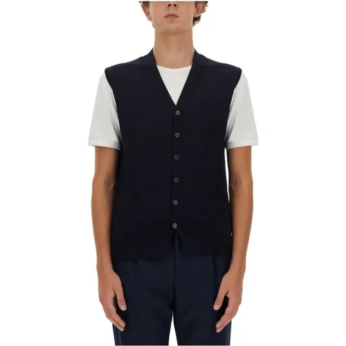 Wool V-Neck Vest Regular Fit , male, Sizes: 2XL - Ballantyne - Modalova