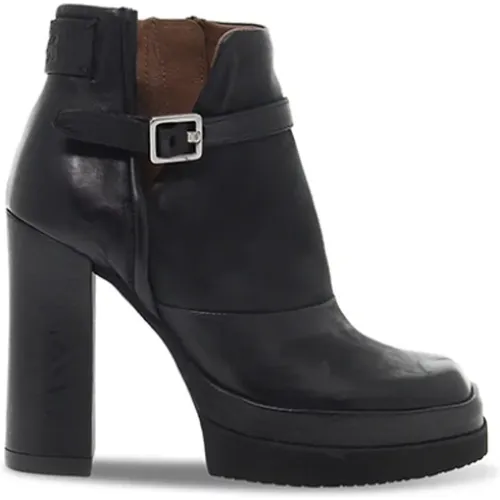 Women`s Leather Ankle Boots - Art. B48202 - Size 36 , female, Sizes: 5 UK, 7 UK, 3 UK, 6 UK - a.s.98 - Modalova