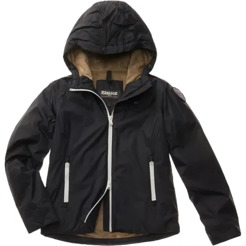 Boston Technische Jacke , Damen, Größe: S - Blauer - Modalova