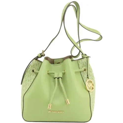 Pre-owned Bucket Bags, female, , Size: ONE SIZE Pre-owned Leather shoulder-bags - Michael Kors Pre-owned - Modalova