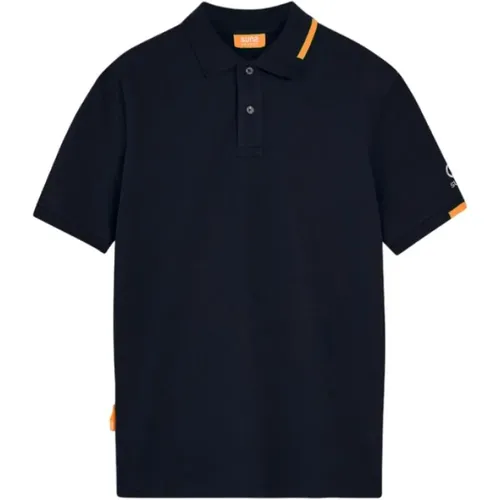 Federico Tag Polo Shirt , Herren, Größe: XL - Suns - Modalova
