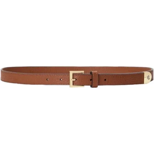 Slim Leather Belt , female, Sizes: L - Ralph Lauren - Modalova