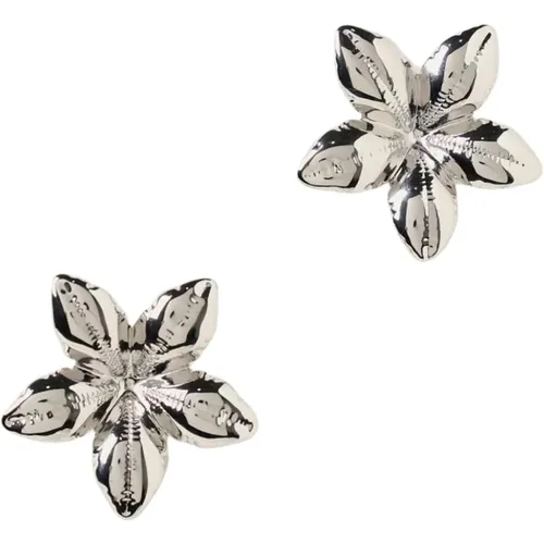 Earrings, female, , Size: ONE SIZE Floral Design Earrings for Everyday Elegance - Marni - Modalova